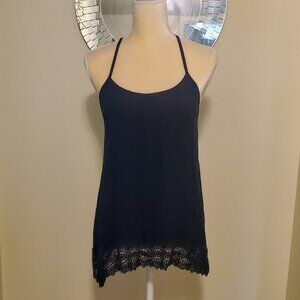 Women's MOSSIMO Black Tank Top Sz M EUC
